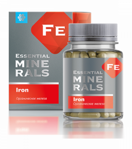 Essential Minerals: Ogransko gvožđe (Fe) sa Sibirskim biljem
